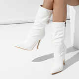 Solidago Pleated Ankle Boots