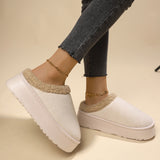 Gerbera Platform Plush Slippers