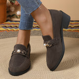 Viola Pearl Suede Block Mary Jane