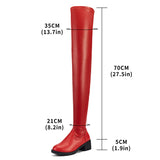 Diascia Leather Over-the-knee Boots