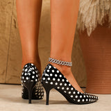 Nolana Spot Stiletto Pumps