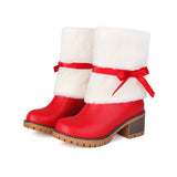 Watsonia Plush Bow Snow Boots