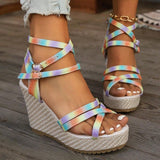 Celosia Wedge Sandals