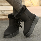 Kalmia Bowknot Platform Snow Boots