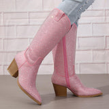 Matthiola Diamond Knee High Boots