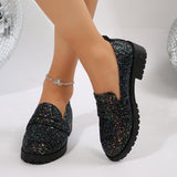 Erica Diamond Platform Loafers