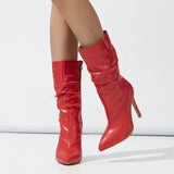 Solidago Pleated Ankle Boots