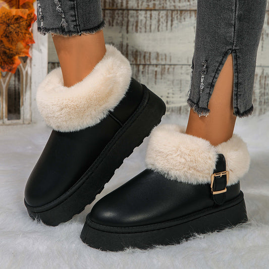 Kalmia Furry Platform Snow Boots