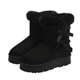 Kalmia Bowknot Platform Snow Boots