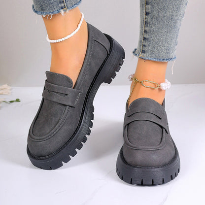 Gerbera Solid Color Loafers