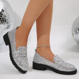 Erica Diamond Platform Loafers