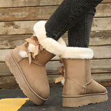 Kalmia Bowknot Platform Snow Boots