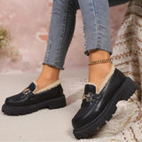 Hosta Plush Platform Loafers