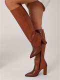 Coneflower Stylish Knee-high Boots