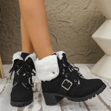 Diascia Buckle Mid-Calf Boots