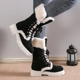 Daphne Platform Plush Snow Boots