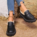 Hosta Plush Platform Loafers