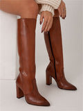 Coneflower Stylish Knee-high Boots