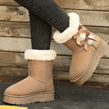 Kalmia Bowknot Platform Snow Boots