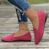 Diascia Suede Flat Shoes