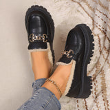 Hosta Plush Platform Loafers