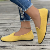 Diascia Suede Flat Shoes