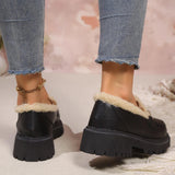 Hosta Plush Platform Loafers