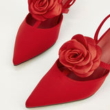 Petunia Flower Stiletto Pumps