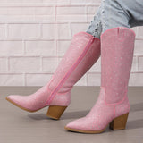 Matthiola Diamond Knee High Boots