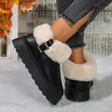 Kalmia Furry Platform Snow Boots