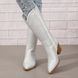 Matthiola Diamond Knee High Boots