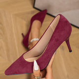 Diascia Suede Stiletto Pumps