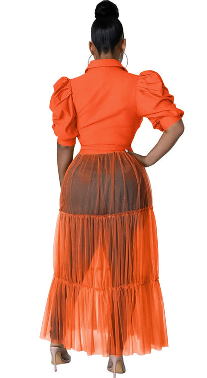 Short Sleeve Shirt Dress