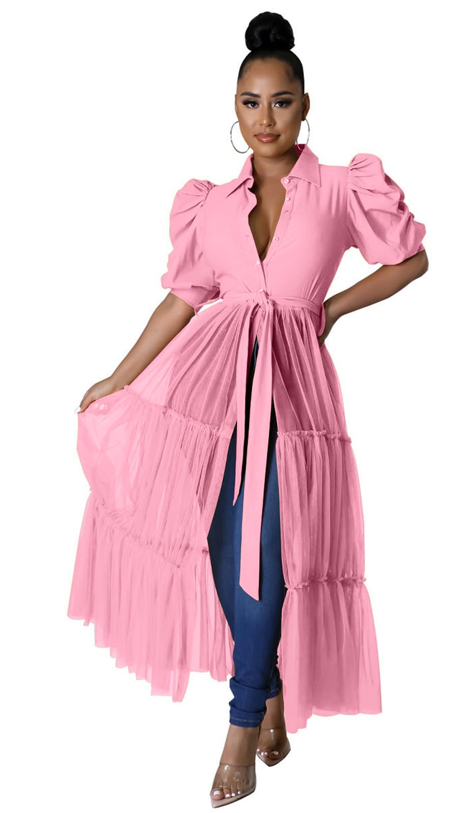 Short Sleeve Shirt Dress
