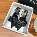 Daisy Elegant Satin Pumps