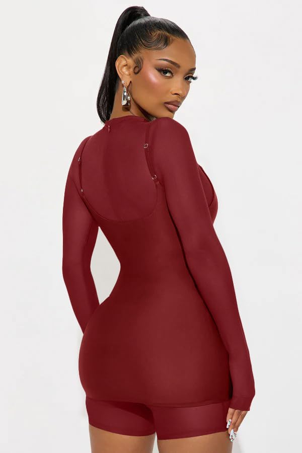 2 Piece Outfits Mesh Jumpsuits