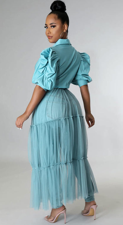 Short Sleeve Shirt Dress