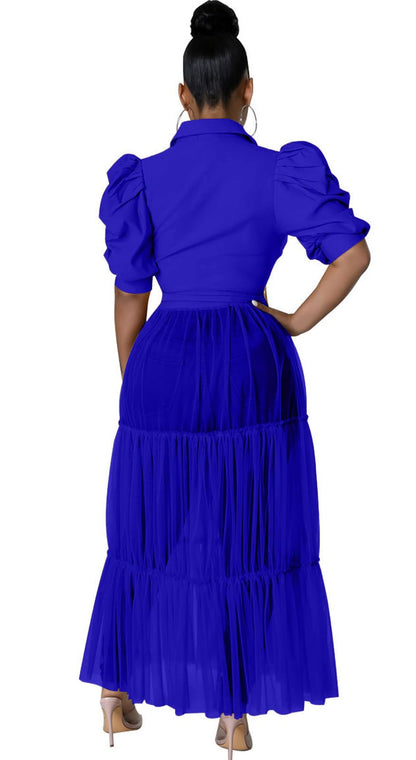 Short Sleeve Shirt Dress