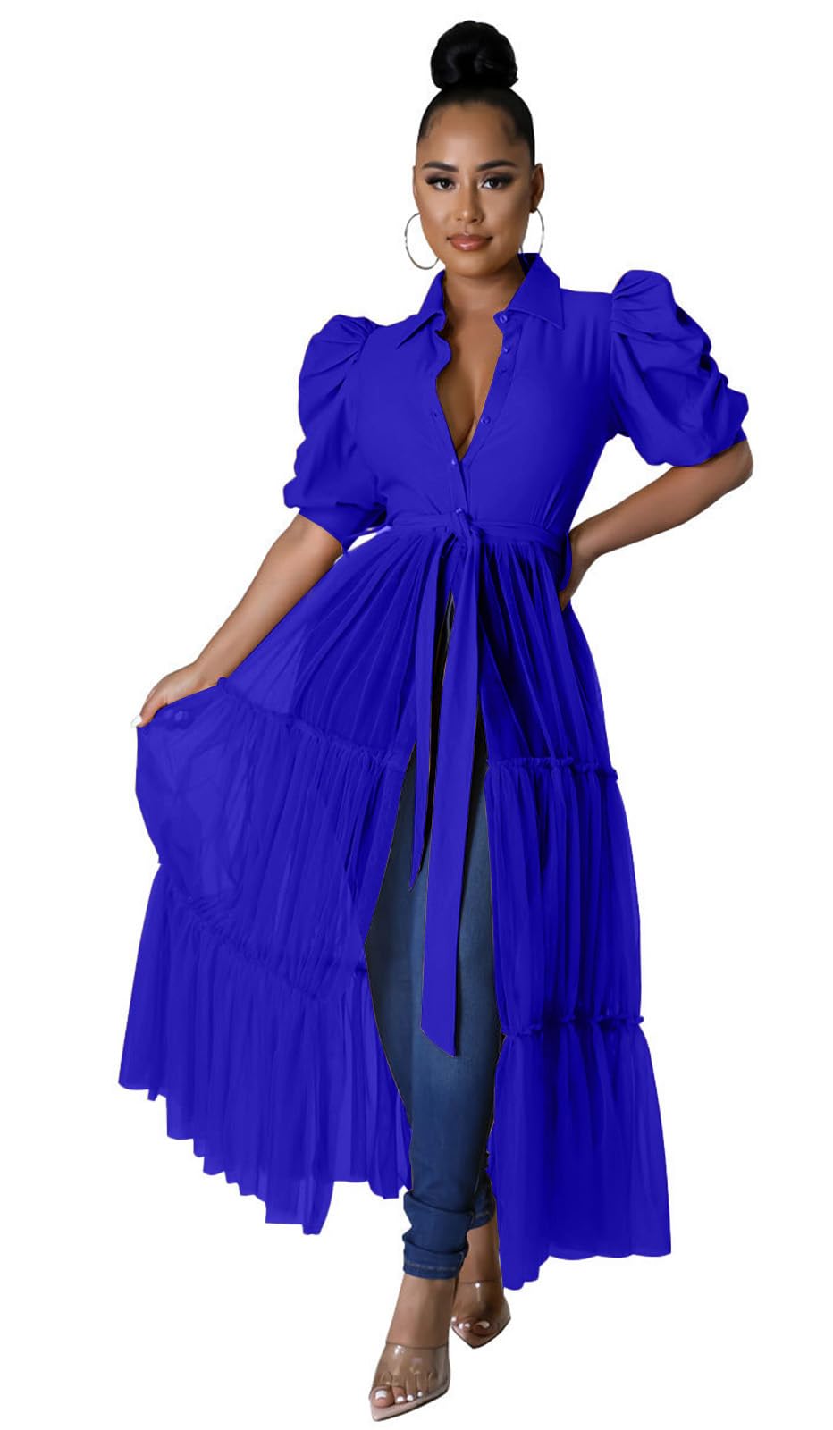 Short Sleeve Shirt Dress