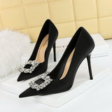 Nemesia Rhinestone Stiletto Pumps