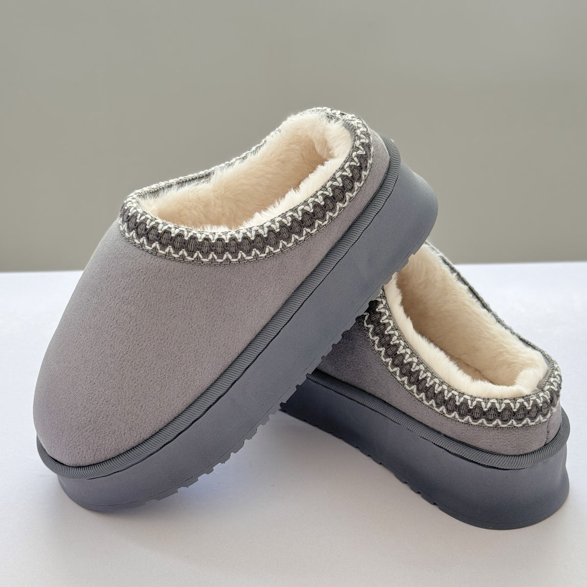 Weigela Plush Cotton Slippers