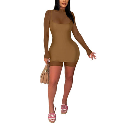 2 Piece Outfits Mesh Jumpsuits