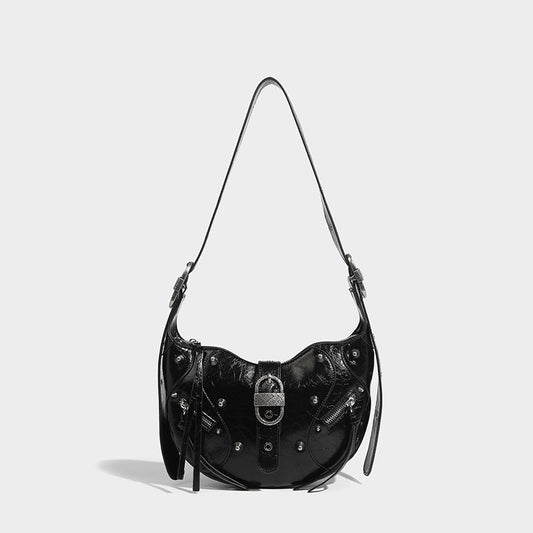 Delilah Buckle Leather Handbag