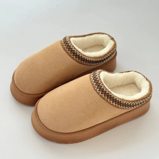 Weigela Plush Cotton Slippers