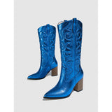 Windflower Chunky Cowboy Boots