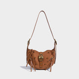 Madelyn Studs Suede Handbag