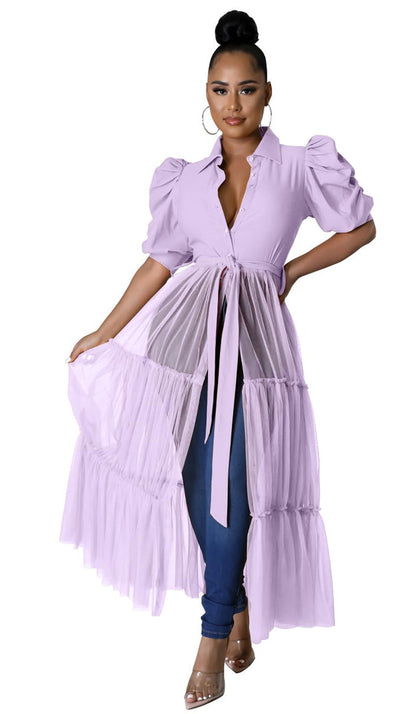 Short Sleeve Shirt Dress