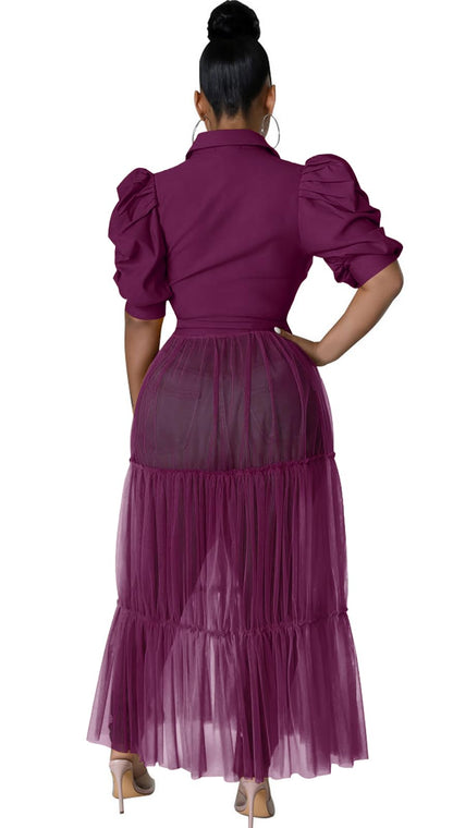 Short Sleeve Shirt Dress