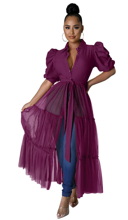 Short Sleeve Shirt Dress