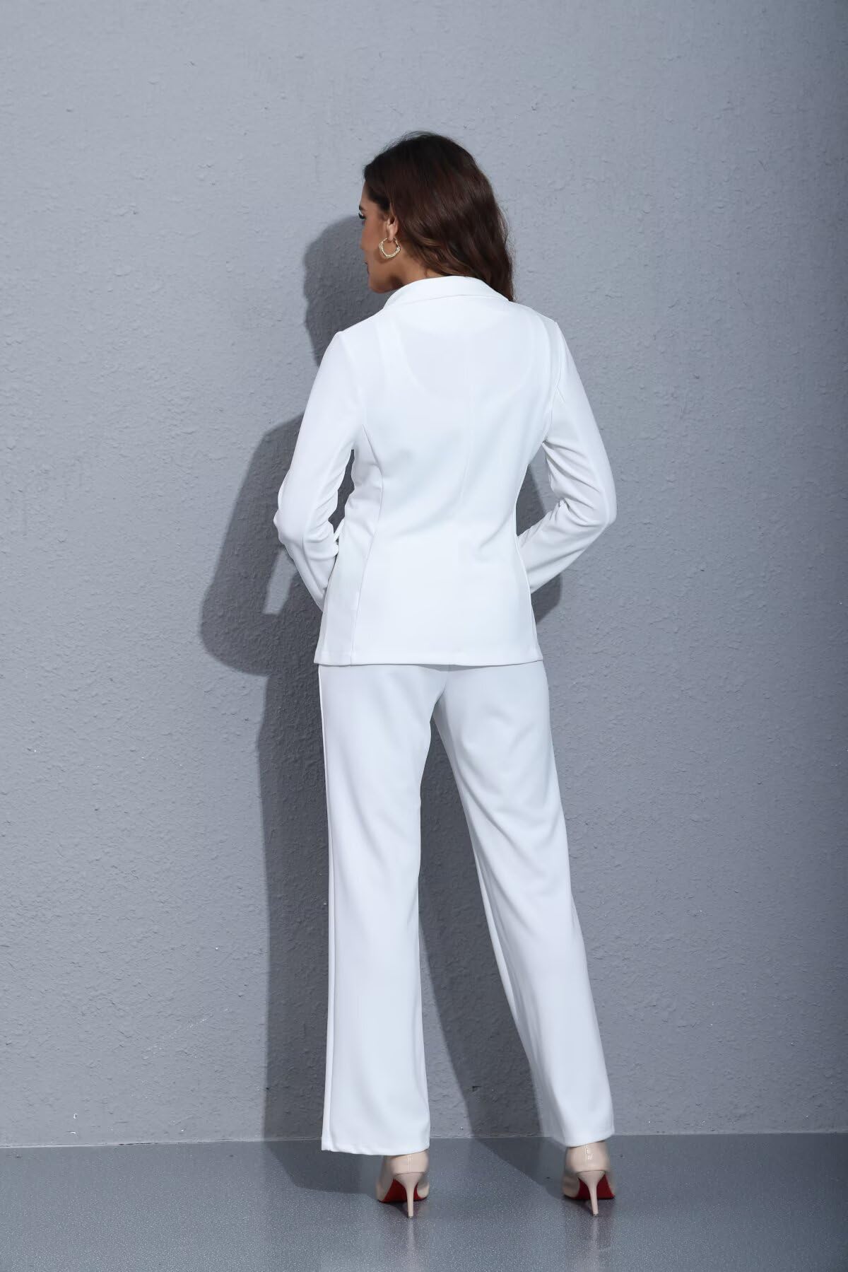 Lapel Blazer Pants Set